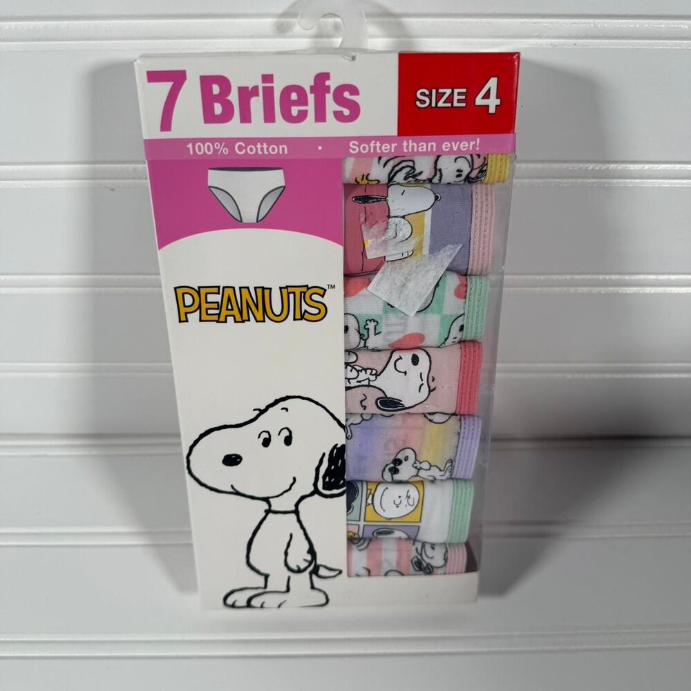 New Peanuts Girls Cotton Briefs